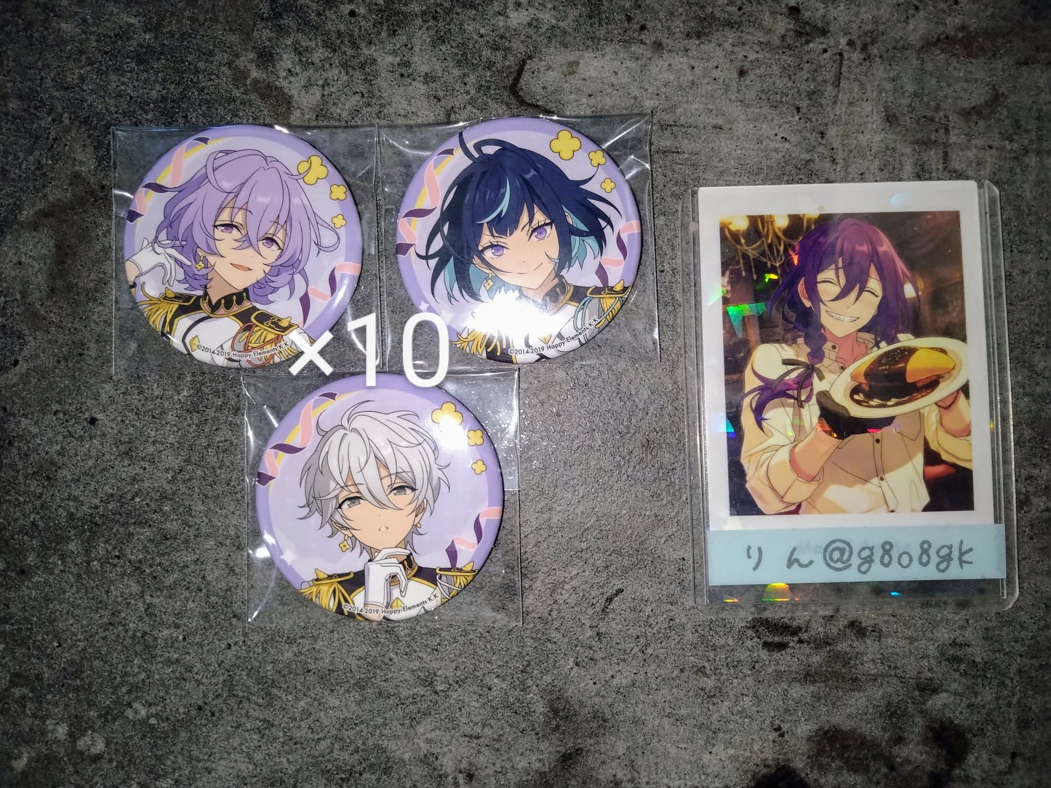あんスタ エスプリ 缶バッジ セット エス カンナ ユメ ライカ