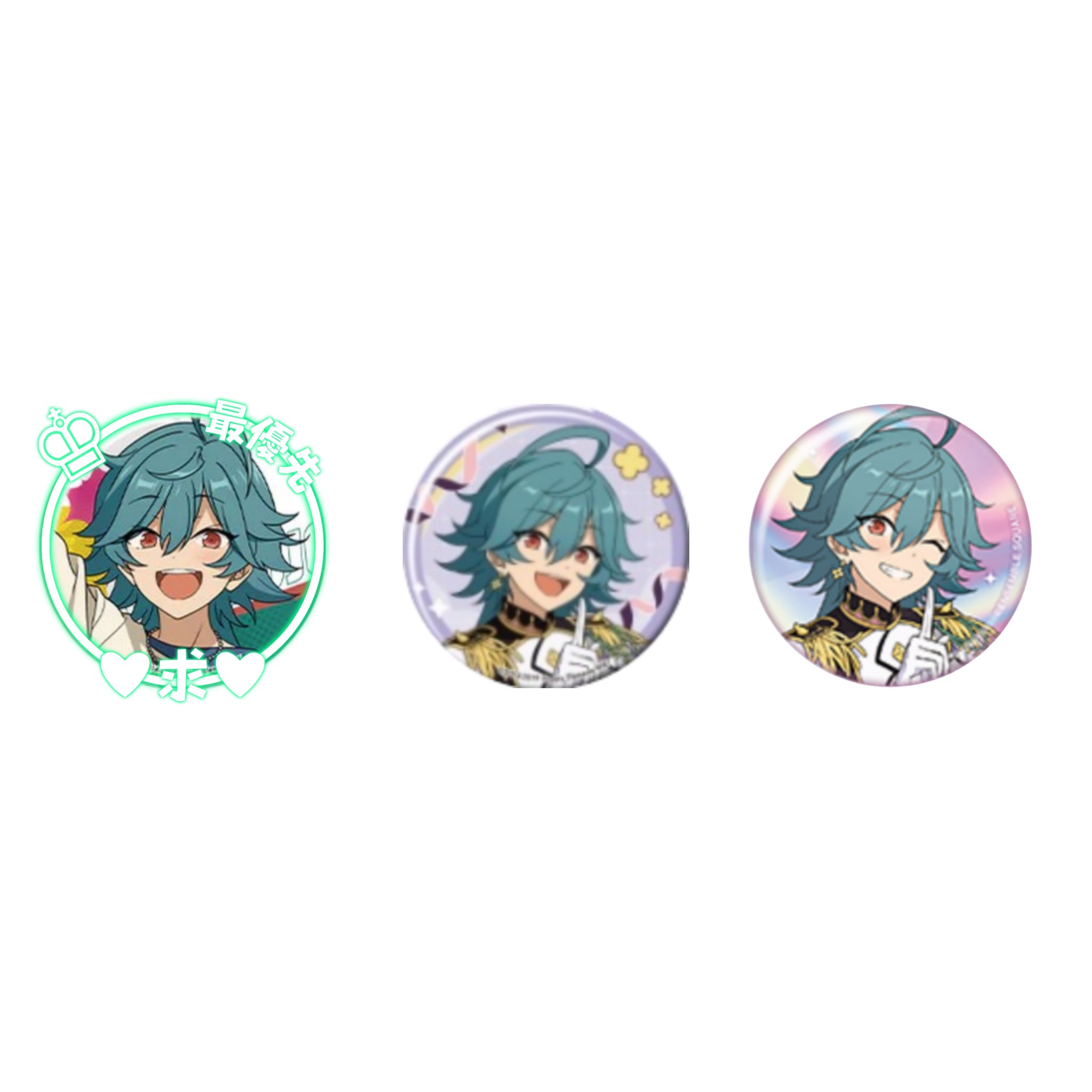 12 花群冬芽 ユメ コレクション缶バッジ May Idol あんスタ