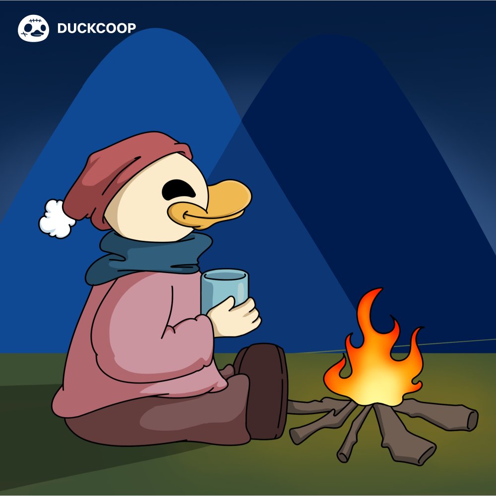Just a ducky and some fire! 🔥

🎮 Gaming, Events, FREE $DUCKS: t.me/duckscoop_bot/…

#DuckCoop #DUCKS