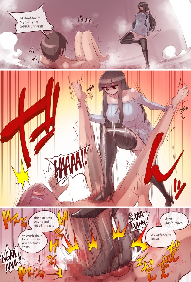 痴漢を去勢するリクエスト更新しました!
ブーツ去勢いいですね🐶
高画質差分など、FANBOX,Fantiaで公開中です! 