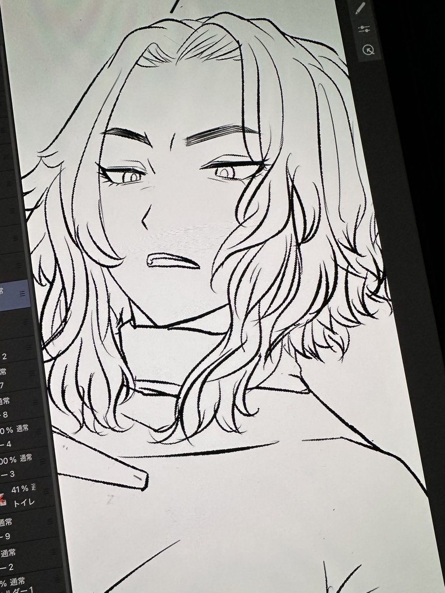 ひさびさにナガン姐さん描いてる🔫 