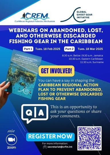 CCCEur's tweet image. FYI: @CaribFisheries &apos;Abandoned, Lost, and Otherwise Discarded Fishing Gear in the Caribbean.&apos; buff.ly/3Qn93ux #Caribbean #CARICOM #CRFM #GlobalGhostGearInitiative #GGGI #FishingGear #RegionalAction