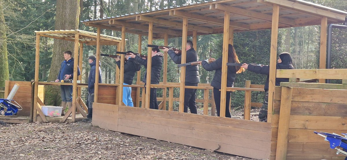 First up, Laser Clay shooting.   Not as easy as it looks but a magnificent last minute victory for Leader Simon!