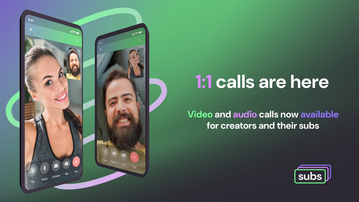 The call to connect has been answered... literally! 📲🙌1:1 video and audio calling is now available on subs, where you can connect with your favorite creators in a whole new way. 

Join today and be part of our community! 🫶

#videocalls #audiocalls #connect #subs #joinsubs