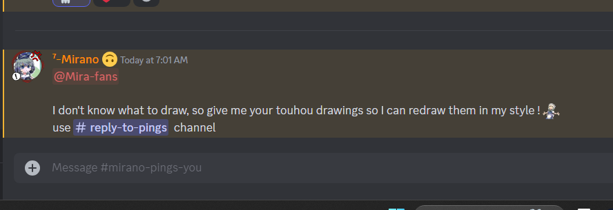 aacfc7's tweet photo. I didn't get many drawings from my server so if you have any touhou drawings that you would like me to draw in my style you can share ! 😄 https://t.co/xZydRmMEek