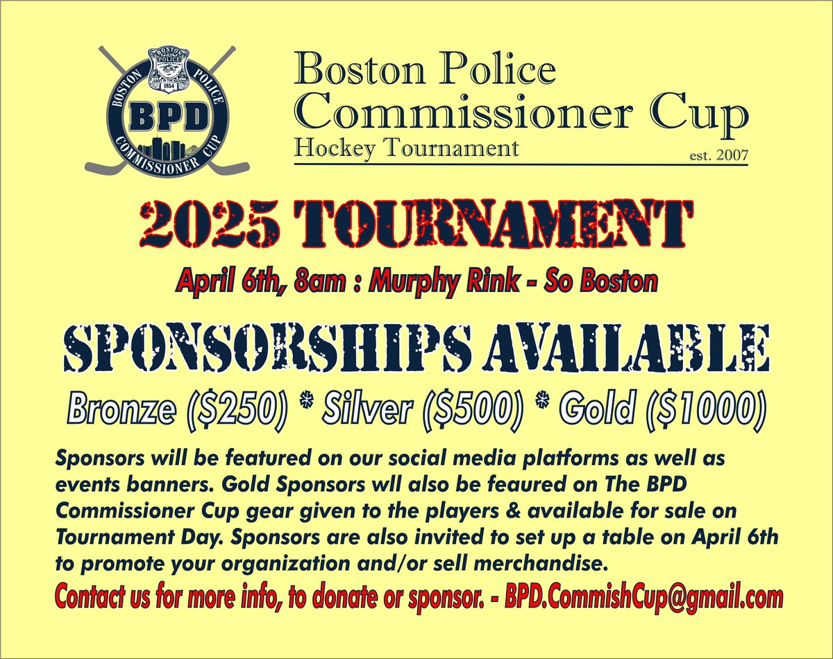 BPD Commissioner Cup tweet media