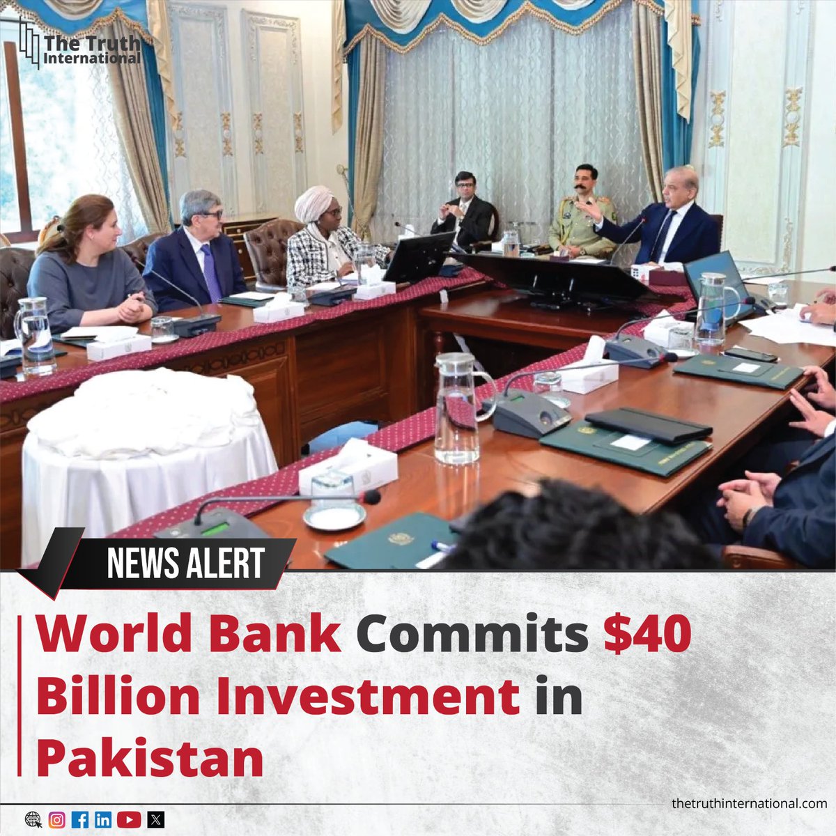 ttimagazine's tweet image. World Bank Commits $40 Billion Investment in Pakistan
For Detail
thetruthinternational.com/international/…
#worldbank #Commits #billion #investment #pakistan #tti