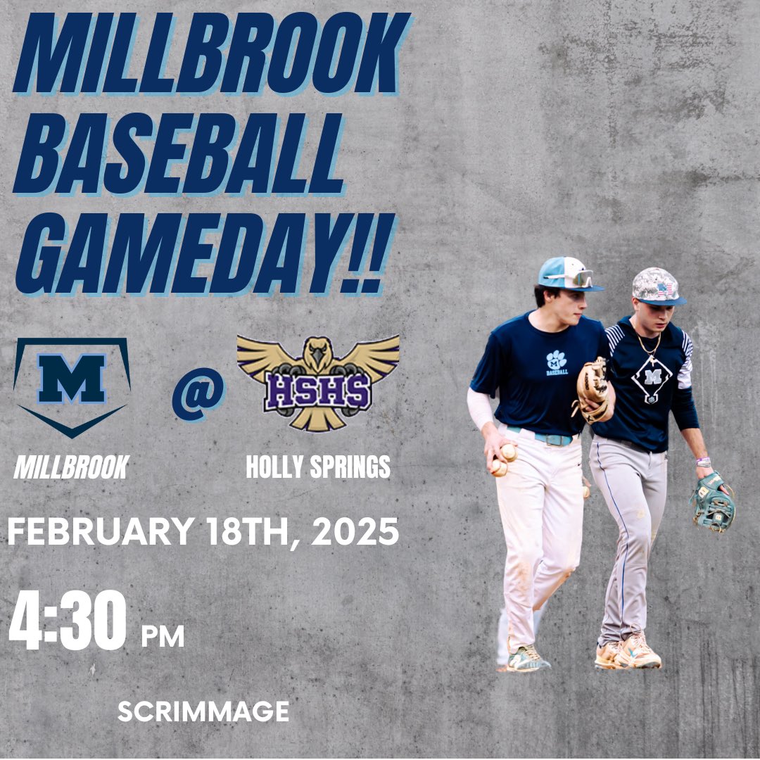Scrimmage Day! Wildcats travel to Holly Springs for the opening scrimmage of the 2025 season! First pitch set for 4:30. #7iFY