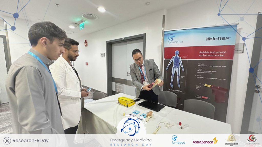 ResearchERDay's tweet image. 🦴💉Hands-on practice of IO application &amp;amp; uses experience 

#FUMEDCO
#Teleflex
#ResearchERDay