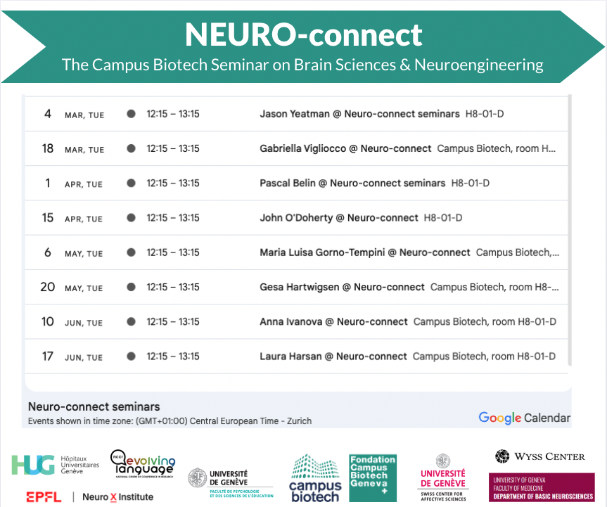 Valentina Borghesani (@vborghesani) on Twitter photo (bragging rights earned) The upcoming talks of the Neuro-connect seminar series <a href="/FCBG_Neuro/">Fondation Campus Biotech</a> are absolutely ✨terrific✨! A real dive into #BrainScience and #Neuroscience thanks to <a href="/unige_en/">UNIGE_en</a>, <a href="/NCCR_Language/">NCCR Evolving Language</a>, <a href="/CISA_UNIGE/">CISA_UNIGE</a>, <a href="/CIBM_ch/">CIBM Centre d'Imagerie Biomedicale</a>, <a href="/Neuro_X_EPFL/">Neuro-X Institute</a>, <a href="/hug_ge/">HUG</a>, <a href="/Wysscenter/">Wyss Center</a>. DM for info (bragging rights earned) The upcoming talks of the Neuro-connect seminar series <a href="/FCBG_Neuro/">Fondation Campus Biotech</a> are absolutely ✨terrific✨! A real dive into #BrainScience and #Neuroscience thanks to <a href="/unige_en/">UNIGE_en</a>, <a href="/NCCR_Language/">NCCR Evolving Language</a>, <a href="/CISA_UNIGE/">CISA_UNIGE</a>, <a href="/CIBM_ch/">CIBM Centre d'Imagerie Biomedicale</a>, <a href="/Neuro_X_EPFL/">Neuro-X Institute</a>, <a href="/hug_ge/">HUG</a>, <a href="/Wysscenter/">Wyss Center</a>. DM for info