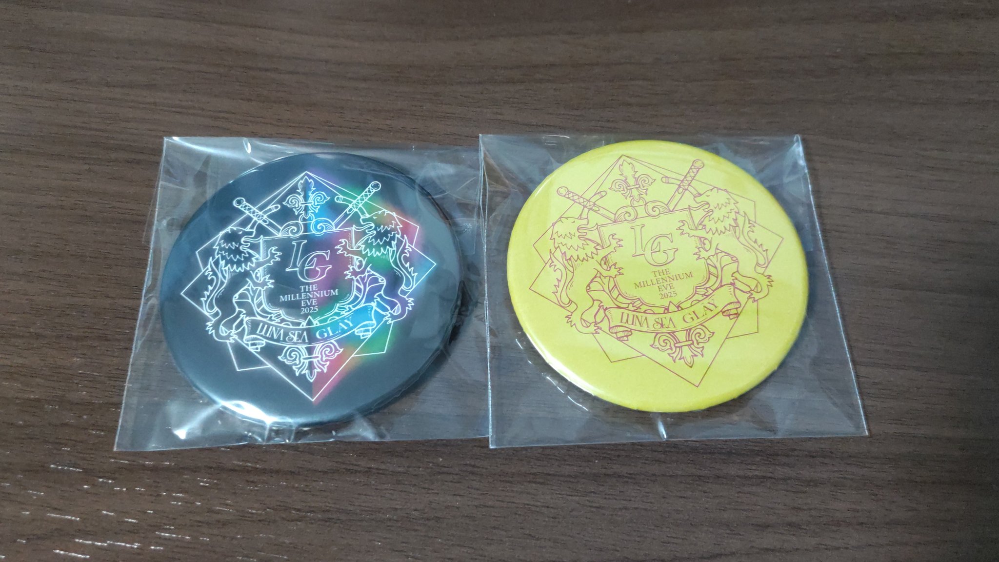 LUNASEA×GLAY The 思い出せる Millennium Eve 2025缶バッジ