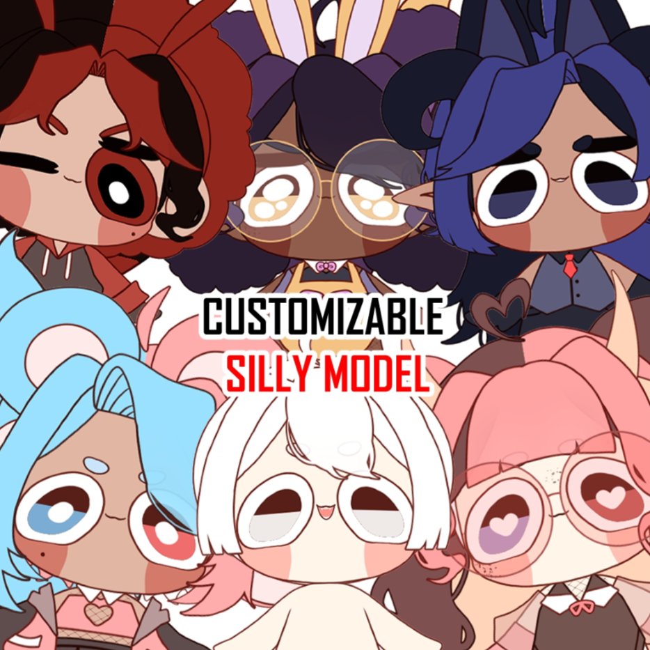 Since customizable models are trending, I would love to offer my customizables model options for the VTubing community! ✨️

They're all under $50 and includes variety of customizables sliders! 💖