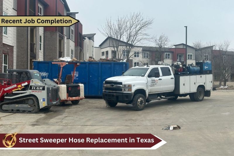 TexasEquipRe's tweet photo. Check out our recent job completion in Texas!  To learn more about our expert maintenance services and how we keep street sweepers running smoothly visit https://t.co/iXp59i706b
#StreetSweeper #SweeperMaintenance #HoseReplacement #StreetCleaning #RoadMaintenance #HeavyEquipment https://t.co/S12S8zZqD7