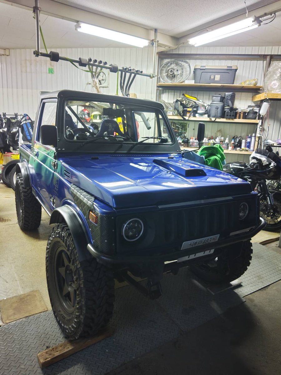 kro8_'s tweet image. 代理出品
ｊａ11改コンプリート幌車
100万
ダウンギア、強化シャフト、エアロッカー、sparcoフルバケ、ダブルパワステ、足回り公認、他多数
金晩〜日晩現車確認○
#売ります
#ジムニー
#JA11
#拡散希望