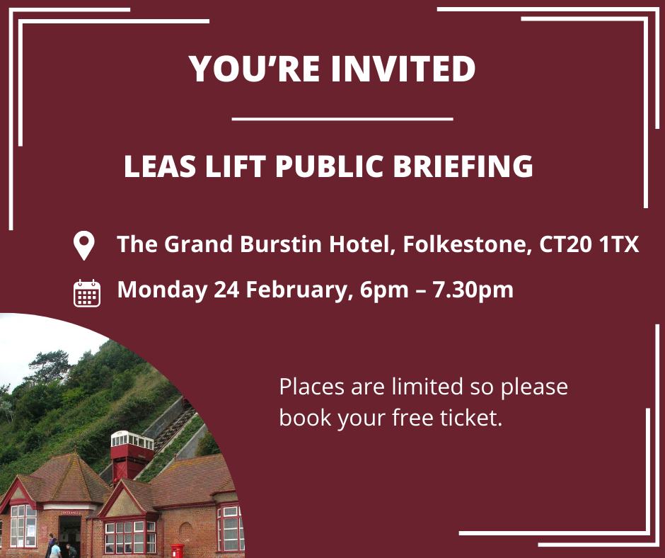 CommunityAd Ltd (@communityad) on Twitter photo <a href="/LeasLift/">The Folkestone Leas Lift</a> restoration is underway!
Join the Public Brief on Monday, 24th February at The Grand Burstin Hotel from 6-7:30 PM for an update on progress, key dates, and future plans.
ticketsource.co.uk/folkestone-lea…
#LeasLift #Restoration #FolkestoneEvents #Folkestone #kent #kentnews <a href="/LeasLift/">The Folkestone Leas Lift</a> restoration is underway!
Join the Public Brief on Monday, 24th February at The Grand Burstin Hotel from 6-7:30 PM for an update on progress, key dates, and future plans.
ticketsource.co.uk/folkestone-lea…
#LeasLift #Restoration #FolkestoneEvents #Folkestone #kent #kentnews