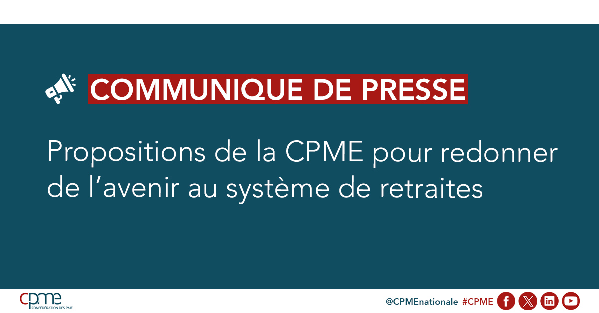 🔴 Le nombre de retraités augmente plus vite que celui des actifs. Le statu quo n’est plus une option !

✅ Des efforts partagés entre actifs et retraités sont indispensables
✅ Refondons notre système pour préserver l’avenir des générations futures

▶️ cpme.fr/espace-presse/…