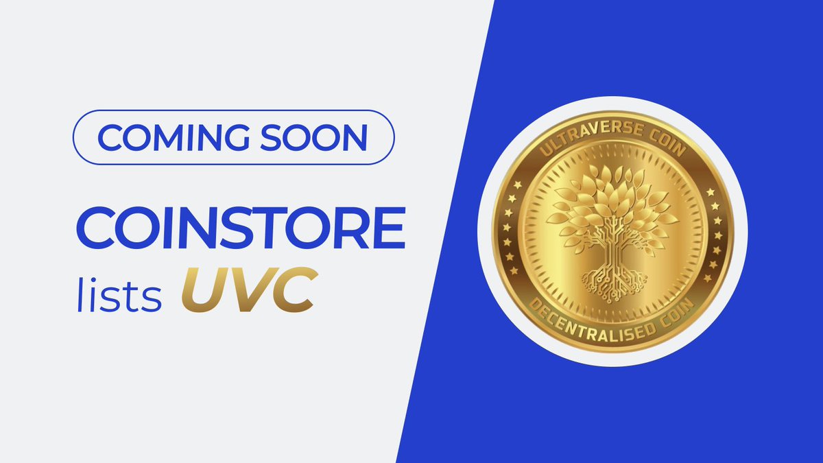 CoinstoreExc's tweet photo. 🔥COMING SOON ON COINSTORE🔥

👏Welcome: @CoinUltraverse $UVC 👏

👇Watch this space for more👇
🌎Official website: https://t.co/hbvyfcLOVL
👩‍👦Official Telegram: https://t.co/UhthSqduJu https://t.co/lxFGnkAhI0