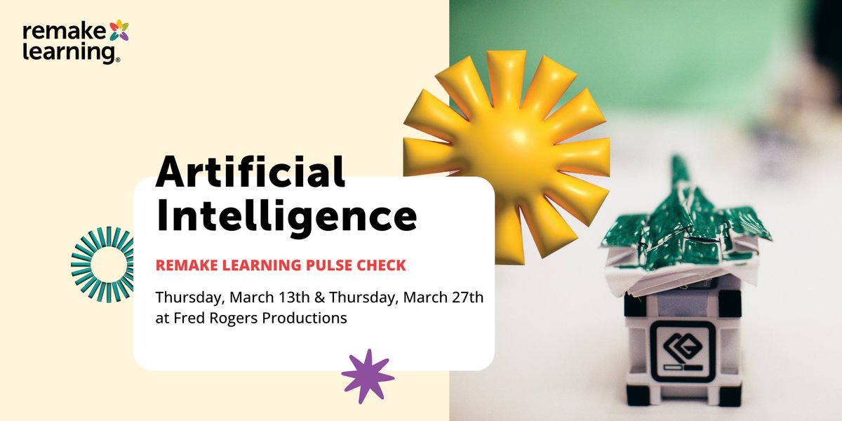 Wondering about AI in education? You won't want to miss our two-part series Pulse Check.

We'll meet March 13th and March 27th to learn, reflect, and make sense of the ways AI is reshaping education.

Learn more and sign up at eventbrite.com/e/pulse-check-…