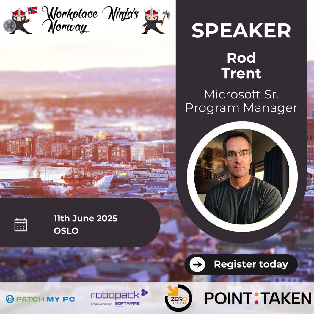 WPNinjasNO's tweet photo. We are excited to start off our speaker announcements with this one. Rod Trent @rodtrent is a true #MSSecurity Ninja and will be joining us in Oslo on June 11th.
Be sure to secure your spot by getting your tickets today: https://t.co/PzDFlRQPZj
#MustLearnKQL #SecurityCopilot https://t.co/wi7bNoYLwv