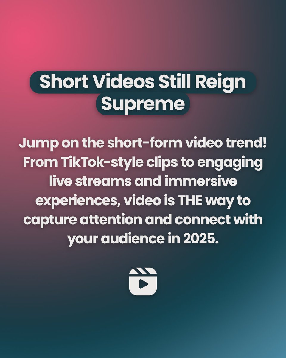 silvertoadltd's tweet image. 5 Marketing Trends to Watch in 2025! We've got the lowdown on what's hot in the world of marketing #marketingtrends #digitalmarketing #futureofmarketing #marketingstrategy
Head over to Instagram to see the full post!