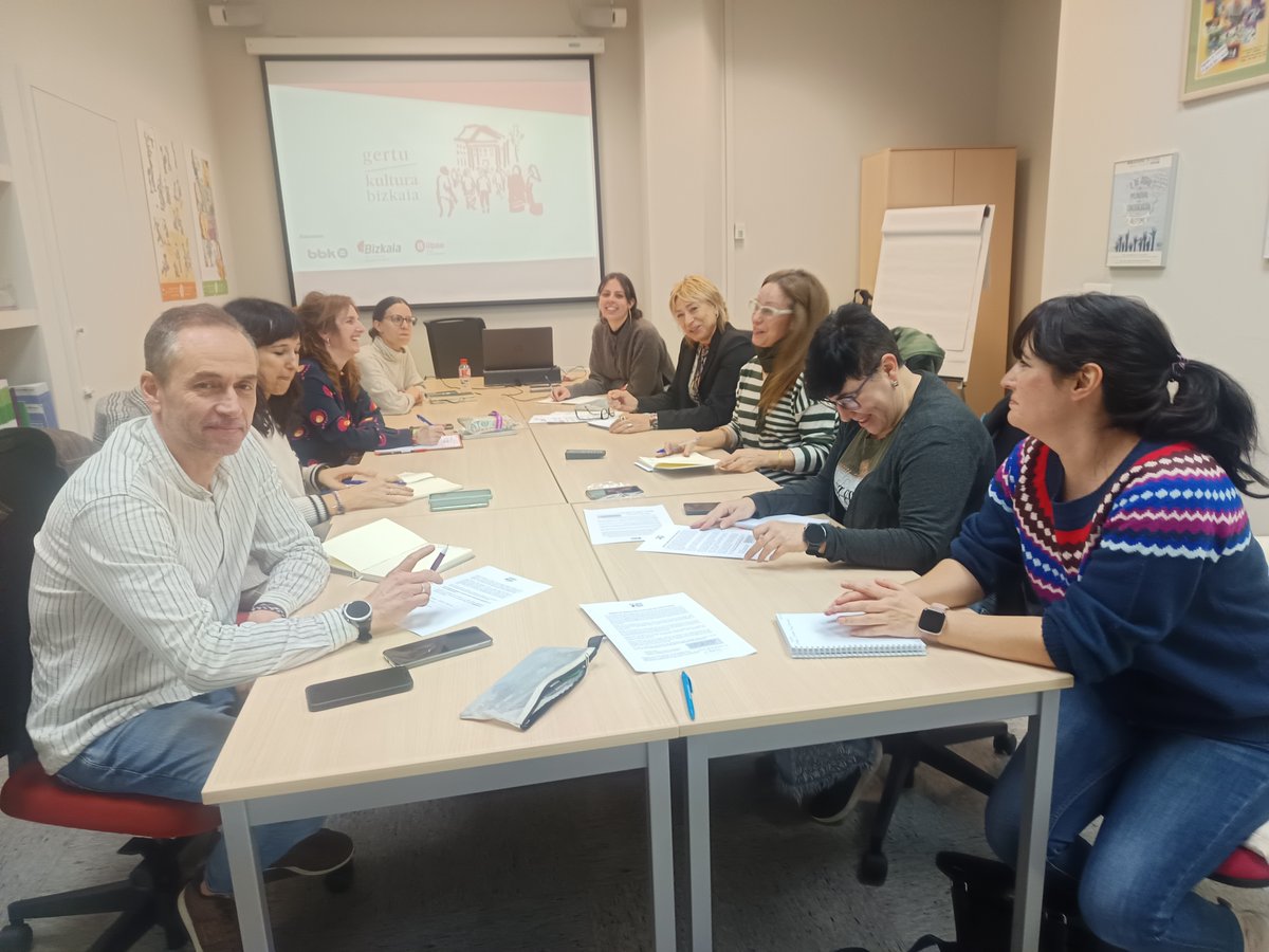 FEVAS Plena inclusión Euskadi (@fevas) on Twitter photo 🤝 Nos hemos reunido con <a href="/GertuKultura/">Gertu Kultura</a> en Bizkaia. Un paso más en nuestro compromiso con el derecho a la cultura de las personas con discapacidad intelectual o del desarrollo. 🎭
<a href="/APNABI/">APNABI</a>, <a href="/AspaceBizkaia/">Aspace Bizkaia</a>,<a href="/futubide/">Futubide Fundazioa</a>,<a href="/Asoc_Gaude/">GAUDE</a>, <a href="/gorabide/">Gorabide</a> 🤝 Nos hemos reunido con <a href="/GertuKultura/">Gertu Kultura</a> en Bizkaia. Un paso más en nuestro compromiso con el derecho a la cultura de las personas con discapacidad intelectual o del desarrollo. 🎭
<a href="/APNABI/">APNABI</a>, <a href="/AspaceBizkaia/">Aspace Bizkaia</a>,<a href="/futubide/">Futubide Fundazioa</a>,<a href="/Asoc_Gaude/">GAUDE</a>, <a href="/gorabide/">Gorabide</a>