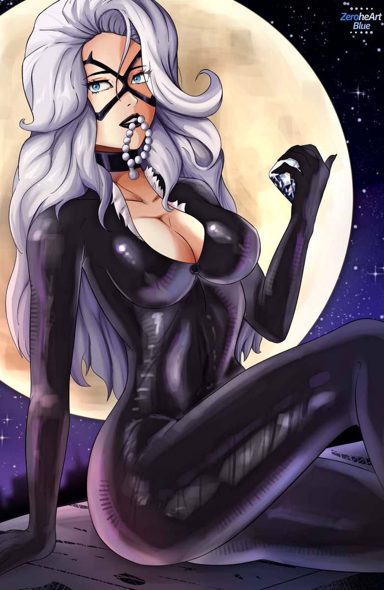 ZeroheArtBlue's tweet photo. Holis! Black cat terminada! (Que no se note que experimento con estilos) #blackcat #feliciahardy #digitalart #commissionopen #artcommissions https://t.co/Vvn9H9R6cs
