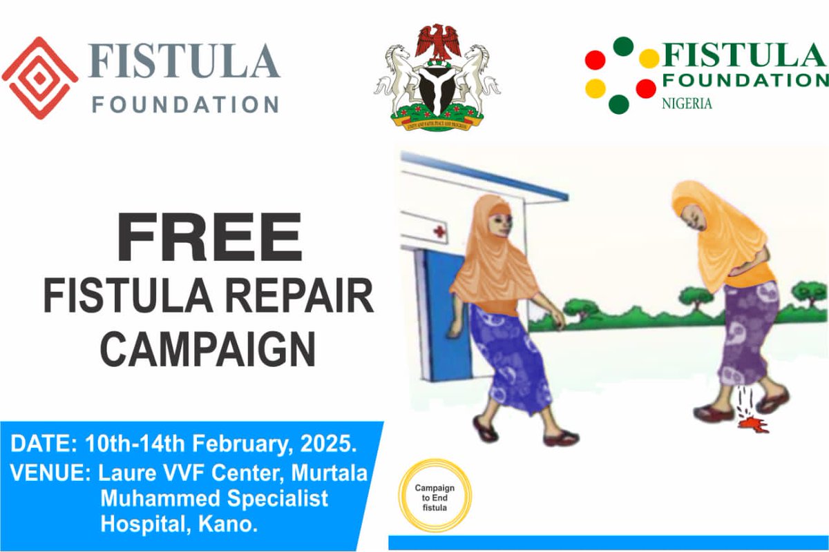 tijjani_bilkisu's tweet photo. #endfistula
Patients recuperating after successful completion of 5 days free #fistula repair campaign conducted by @FfnFistula fully supported by @Fistula_Fdtn to reduce the backlog of women with fistula in Kano state Nigeria. 
#5daysfreefistularepaircampaign
#letsendfistula https://t.co/XtvefOmFKU