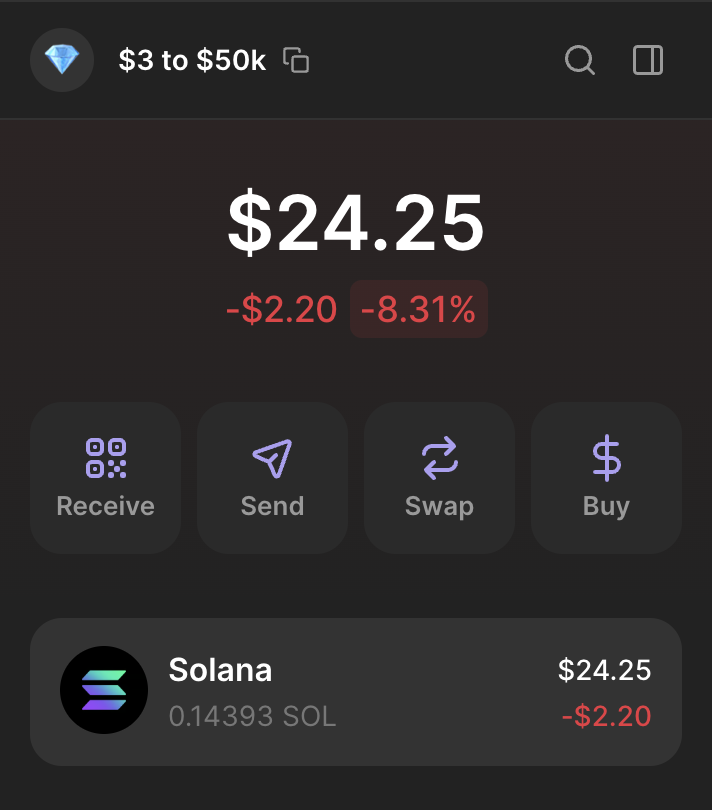 $3 to $50,000 challenge has begun!

DAY 1:

- Every call, every move, posted live.
- If you don't have $SOL to start, I'll give it to you for free.

Accepted: 95/150 (Increased to 150 spots)

The next $ALPHA , the next $HOOD – I’m coming for YOU!

• Like &amp; Retweet
• Comment