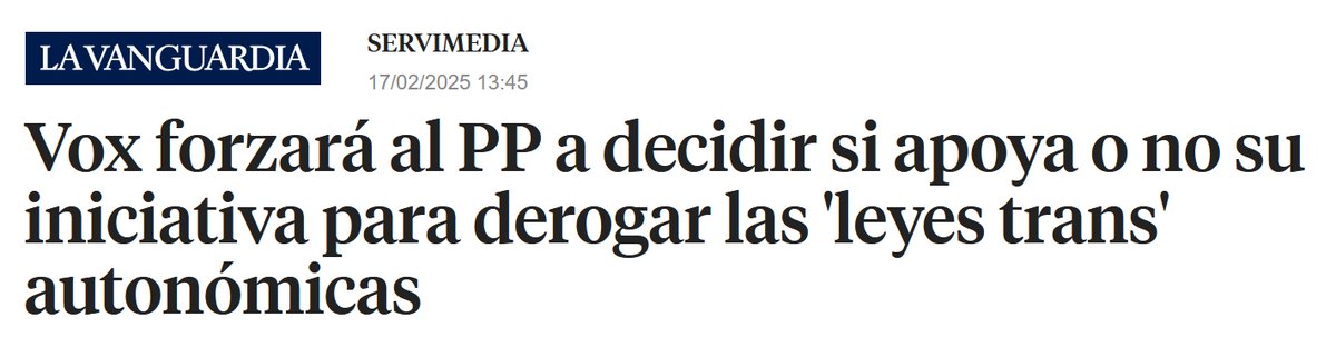Luna_Eterna1's tweet photo. 🧵La ultraderecha española pisa el acelerador con la transfobia aprovechando las narrativa de "mujeres trans en el deporte"

Utilizan punto por punto el argumentario del lobby TERF y comparten el objetivo del feminismo anti-trans: la derogación de todas las leyes trans
⬇️ https://t.co/T6EoHcLfr8