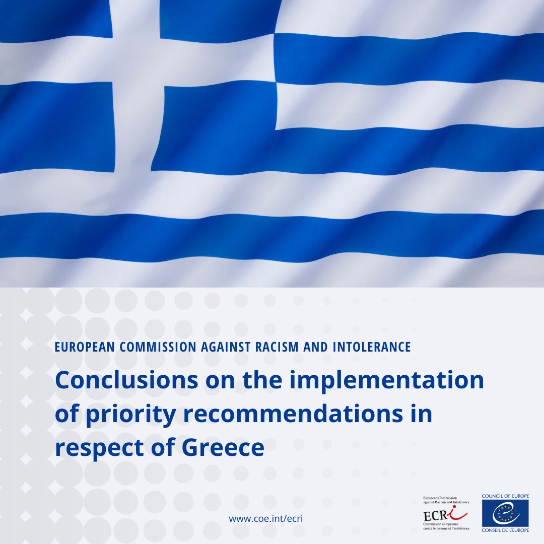 ECRI_CoE's tweet photo. ECRI conclusions on 🇬🇷: Progress &amp; Gaps
✅Law banning non-therapeutic surgeries on intersex children under 15 adopted
But ❌key oversight body not yet in place, and surgeries reportedly continue
❌No legal change allowing the Ombudsman to act in court
📘➡️https://t.co/bnmeSYnUD7 https://t.co/vvtBqwCDvD