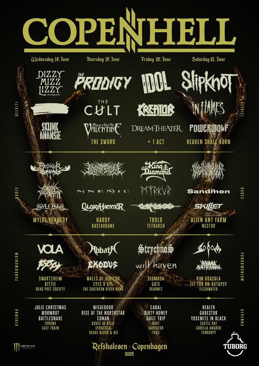 Denmark, stoked to be back with you this year <a href="/COPENHELL/">COPENHELL</a> 

Tickets on sale now: copenhell.dk/tickets