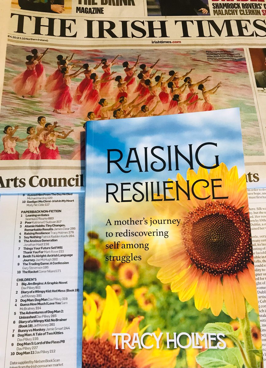 Incredible to see another Independent author become an Irish Times bestseller 💫

Congratulations to Tracy Homles author of ‘Raising Resilience’

Achievements like this are important for all Irish authors who decide to publish and promote their books independently 🙏

#bestseller