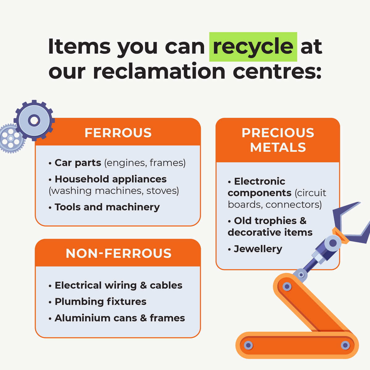 Want to recycle your waste but not sure where to start?

EJ Shanley make sustainable skip hire simple. From metals to general waste, we're here to make sure your materials are recycled responsibly.

Give us a call to find out more! #Recycling #WasteRecycling #MetalRecycling