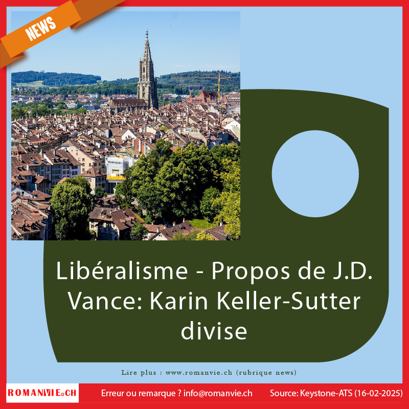 RomanvieSuisse's tweet image. NEWS - Libéralisme - Propos de J.D. Vance: Karin Keller-Sutter divise #Libéralisme #Propos #J_D_Vance #Karin_Keller_Sutter #divise romanvie.ch/news/liberalis…