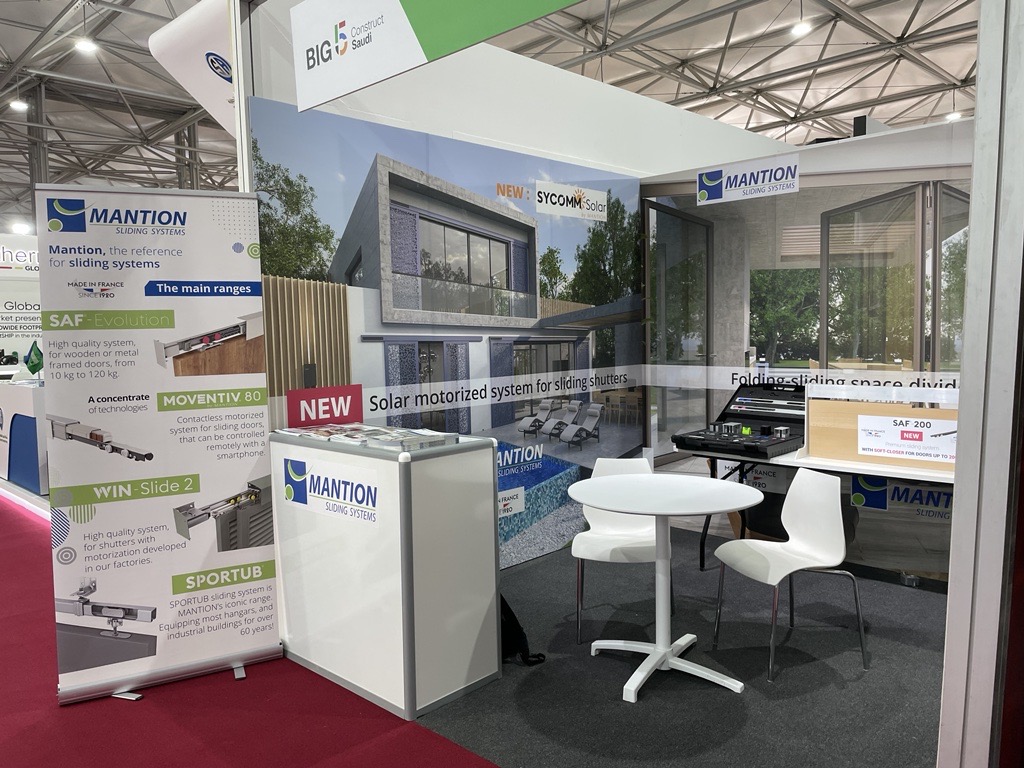 mantionSas's tweet photo. Dernier jour pour rencontrer #MANTION au #BIG5SAUDI 2025.

Ne manquez pas l’occasion de découvrir nos #Innovations en terme de #SystèmesCoulissants !

📍Riyadh Front Exhibition Centre, ROSHN Front
🗓️15-18 février 2025
🎯Hall 5, Stand 5F46
👉En savoir plus :https://t.co/fT6ntMRrNr https://t.co/u8t5BY0ELV