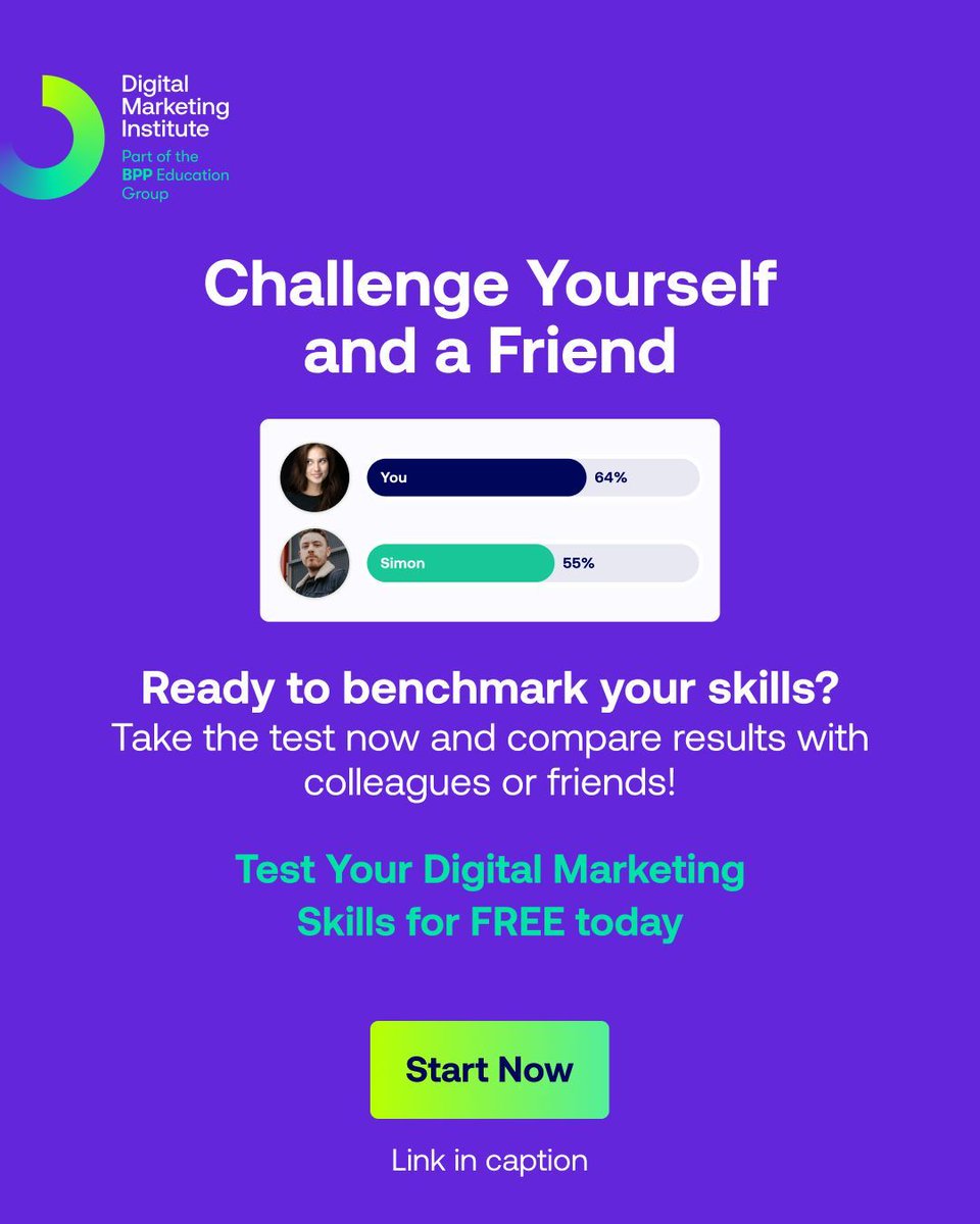 dmigroup's tweet image. Think You’re a Digital Marketing Expert?

Put your skills to the test! Take our FREE 15-minute assessment and see how you rank across key digital marketing areas.

Take our FREE skills test today: buff.ly/3ErejdP 

#DigitalMarketing #SkillsTest #MarketingCareers