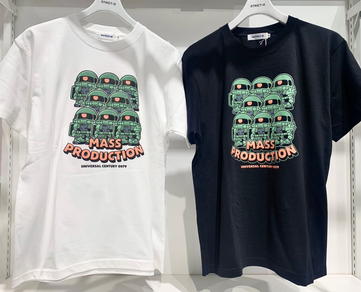 STRICT-G ガンダム　MSデフォルメTシャツ　ザク シャア　Tシャツ STRICT-G JAPAN『機動戦士ガンダム』Tシャツ 浮世絵シャア専用