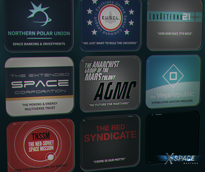 xspacemasters's tweet image. Factions.