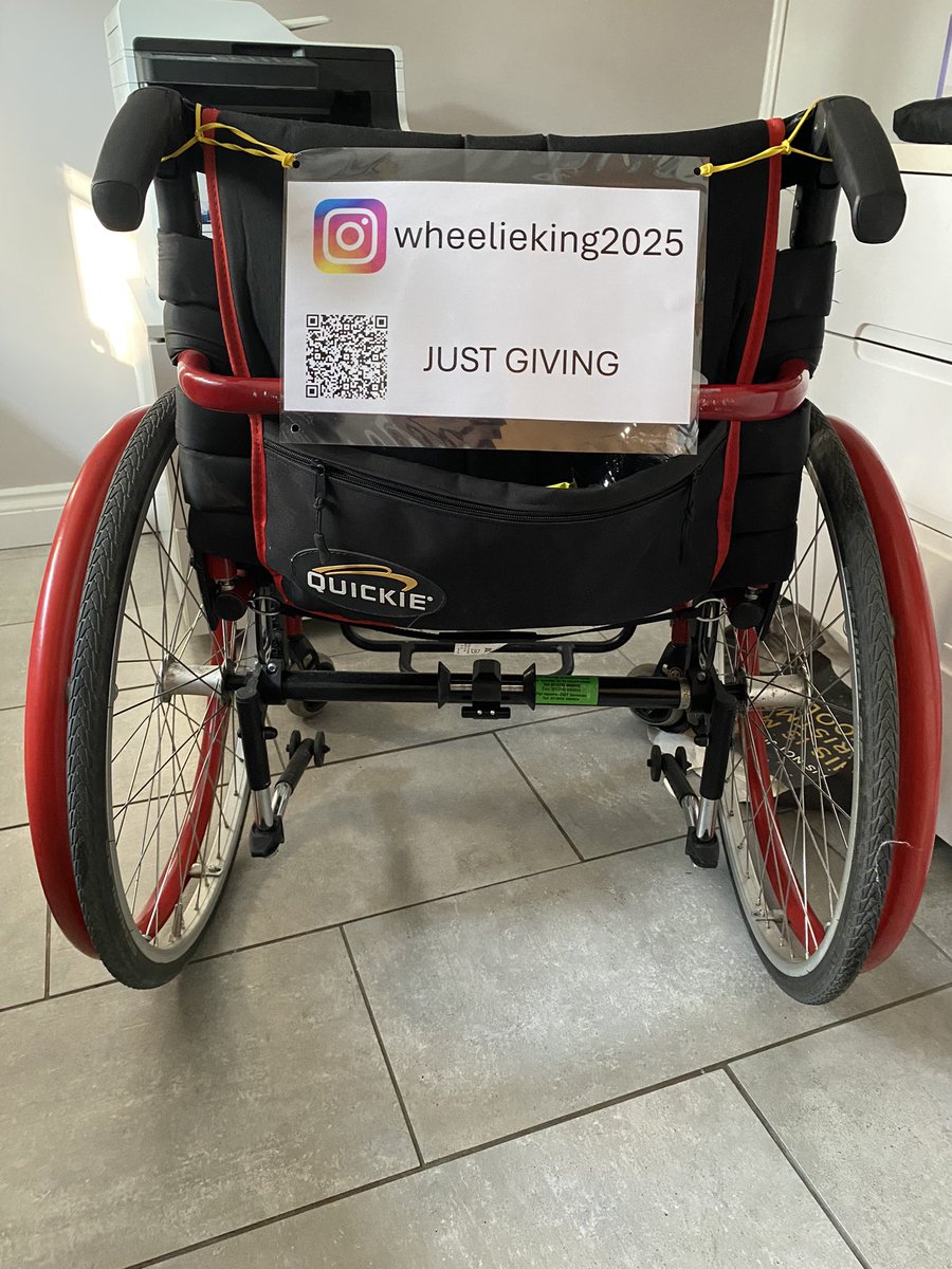 Latest addition to my wheelchair as I build to cross the country in the summer using only my arm strength to propel myself. 650km in 2 weeks is going to be brutal but amazing. #followmeanssupport #lovelife #pleaseshare