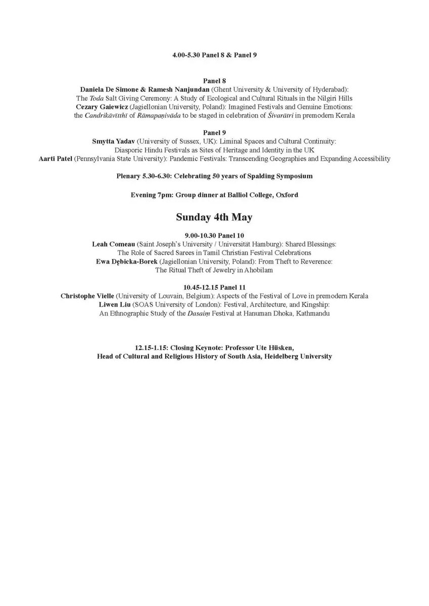 artjottings's tweet photo. Will be speaking on Siva's rathotsavam (chariot festival) at the 50th anniversary of the Spalding Symposium on Indian Religions.

2nd-4th May 2025
Christ Church, University of Oxford

#spaldingsymposiumonindianreligions #indianfestivals #indianreligions #universityofoxford https://t.co/pqEfNSBFzf