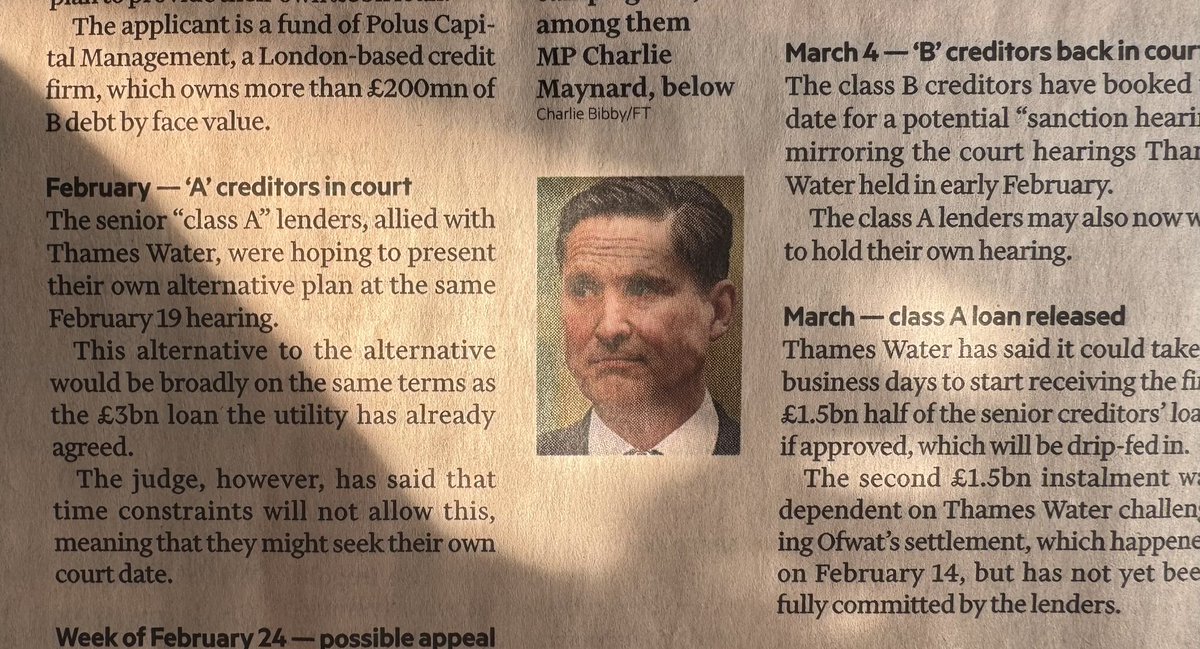 Freddie van Mierlo MP 🔶 (@fivanmierlo) on Twitter photo Hats off to my brilliant Oxfordshire colleague Charlie Maynard <a href="/cammaynard/">Charlie Maynard MP 🔶</a> for taking Thames Water to court to stop their disastrous bail out that would see more debt piled on and rate payers footing the bill.
I was pleased to give my support to the case with a letter of Hats off to my brilliant Oxfordshire colleague Charlie Maynard <a href="/cammaynard/">Charlie Maynard MP 🔶</a> for taking Thames Water to court to stop their disastrous bail out that would see more debt piled on and rate payers footing the bill.
I was pleased to give my support to the case with a letter of