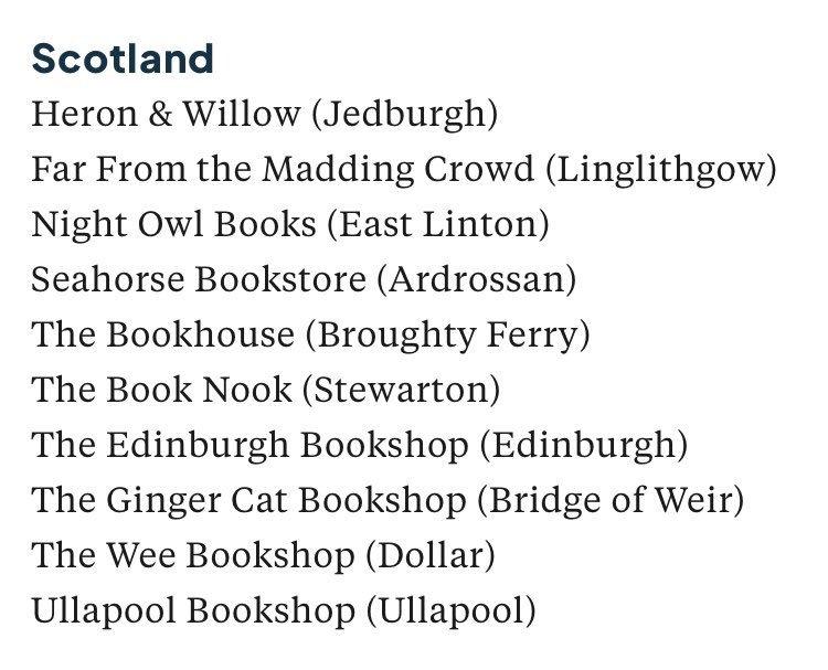lindsay littleson (@ljlittleson) on Twitter photo Huge congratulations to all these wonderful Scottish bookshops. What a difficult choice to pick just one as Scotland’s Independent Bookshop of the Year. Well done <a href="/GingerCatBkshop/">The Ginger Cat Bookshop</a>, <a href="/BookNook_Sarah/">The Book Nook Stewarton</a> <a href="/SeahorseBookst1/">Seahorse Bookstore</a> <a href="/UllapoolB/">UllapoolBookshop</a> and all! #britishbookawards #Nibbles Huge congratulations to all these wonderful Scottish bookshops. What a difficult choice to pick just one as Scotland’s Independent Bookshop of the Year. Well done <a href="/GingerCatBkshop/">The Ginger Cat Bookshop</a>, <a href="/BookNook_Sarah/">The Book Nook Stewarton</a> <a href="/SeahorseBookst1/">Seahorse Bookstore</a> <a href="/UllapoolB/">UllapoolBookshop</a> and all! #britishbookawards #Nibbles