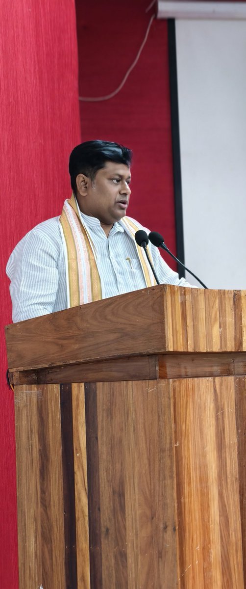 MF4AN's tweet photo. Meet on Union Budget 2025-2026 held at Auditorium, Tagore College of Education, Sri Vijayapuram, ANI. 

Honored to have Mananiya @DrSukantaBJP ji, Hon'ble Union Minister of State for Education &amp; DoNER, GOI, chair the event.

#UnionBudget2025 #Education #ANI https://t.co/wGfpWFIWJI