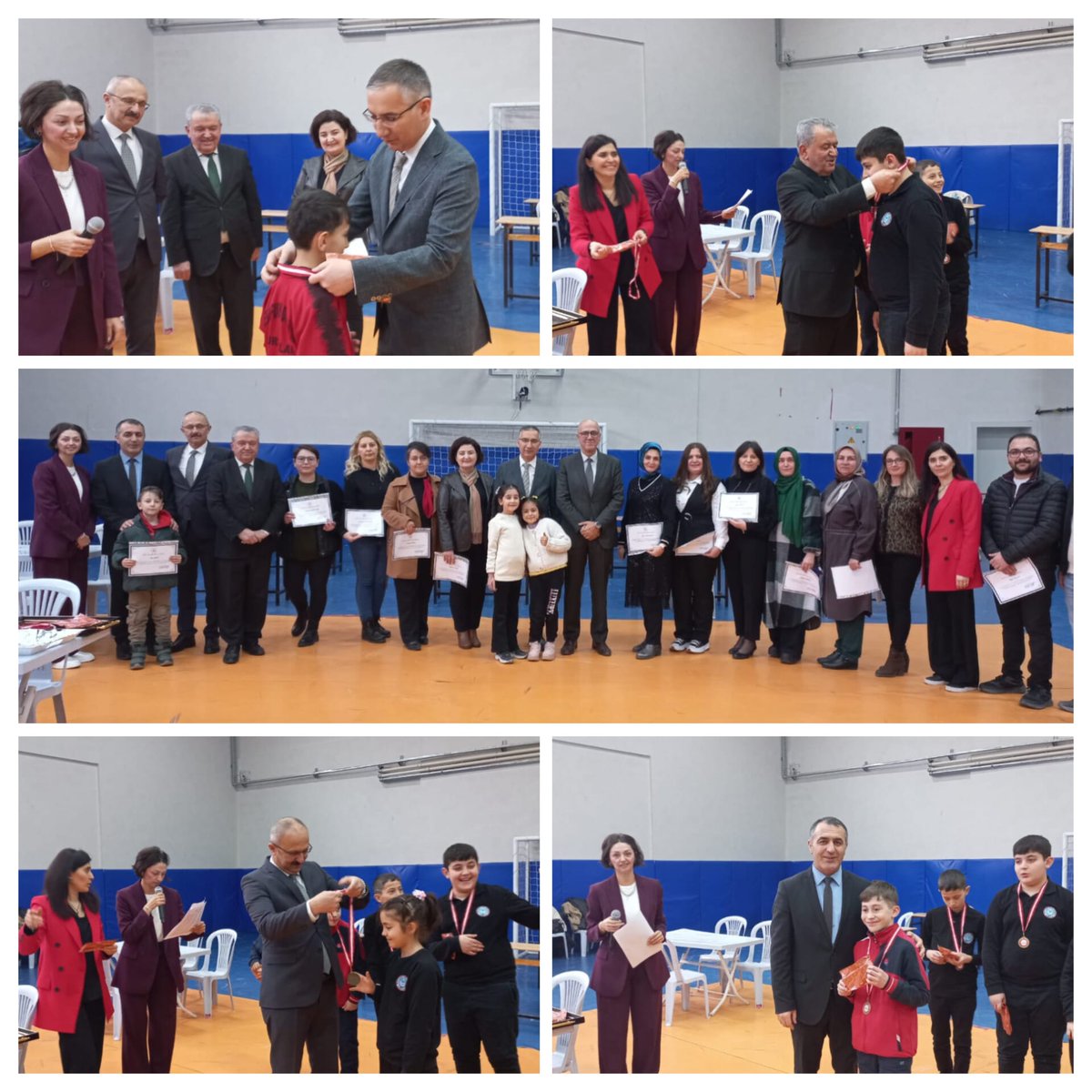 Kaymakamımız Üzeyir Aziz Özeren, İlçe Müdürümüz Mustafa Kılıçgil ve Şube Müdürlerimiz, "Akıl ve Zekâ Oyunları İlçe Turnuvası" ödül törenine katılarak, öğrencilerimize madalya ve katılım belgelerini takdim ettiler. Öğretmenlerimize teşekkür eder öğrencilerimize başarılar dileriz.