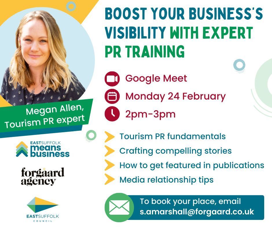 EastSuffolkMeansBusiness (@esmbiz) on Twitter photo As a result of the social value commitment to East Suffolk economy via a recent contract award, we are able to offer these FREE sessions with Megan Allen, founder and Editor of The Rural Travel Guide, and a monthly columnist for CountrySide Magazine! 🤩 <a href="/EastSuffolk/">East Suffolk Council</a> #TourismPR As a result of the social value commitment to East Suffolk economy via a recent contract award, we are able to offer these FREE sessions with Megan Allen, founder and Editor of The Rural Travel Guide, and a monthly columnist for CountrySide Magazine! 🤩 <a href="/EastSuffolk/">East Suffolk Council</a> #TourismPR