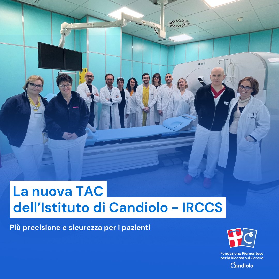 🔬 Innovazione e ricerca per il futuro della cura oncologica 💙
All’Istituto di Candiolo - IRCCS è operativa una nuova TAC di ultima generazione: immagini più precise, diagnosi più rapide e meno radiazioni per i pazienti.
#sostienicandiolo 💙bit.ly/4gKuGQf