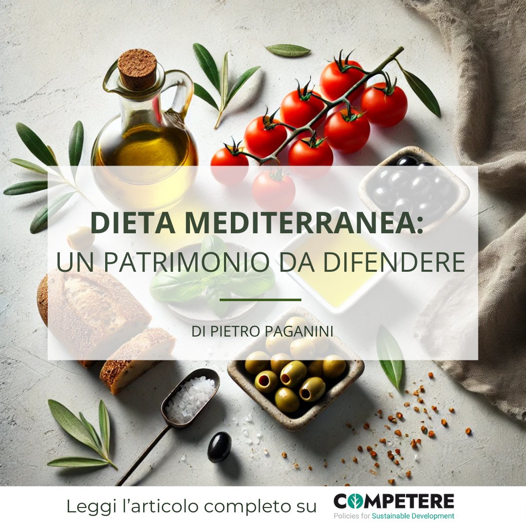 🍽️ La #DietaMediterranea è un equilibrio di gusto e benessere, ma oggi è a rischio. È il momento di #innovare, ritrovando l'armonia senza perdere la sua essenza. Le nuove #tecnologie ci guidano verso un approccio più consapevole e sano! <a href="/pietropaganini/">Pietro Paganini</a>  👉 bit.ly/3EI8Hfn