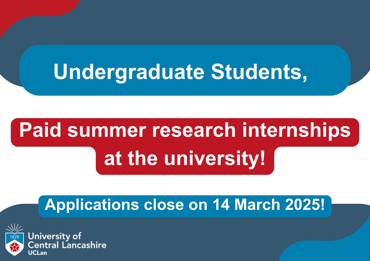 Are you an undergraduate student?
Do you want to enhance your CV, develop a variety of employability skills and gain real experience of life as a researcher?
There are 47 internships in various fields!
bit.ly/UURIP-internsh…
Come to Careers for CV and cover letter help!