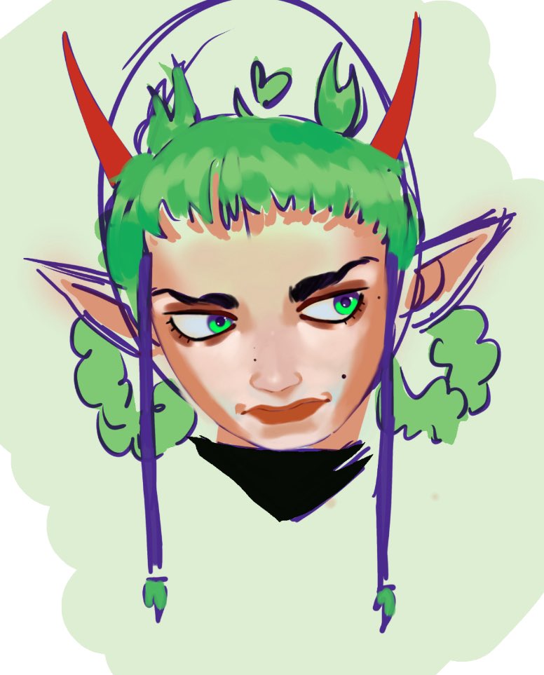 tried ibis paint for the first time in a while