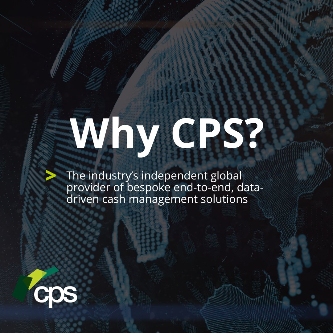 CPSworld's tweet photo. Why CPS?

CPS is the industry’s independent global provider of bespoke end-to-end, data-driven cash management solutions, developing long-term partnerships with our customers to safeguard their reputation, optimise their efficiency and protect their investment 💸

#CPS https://t.co/WF1WPZwSqc